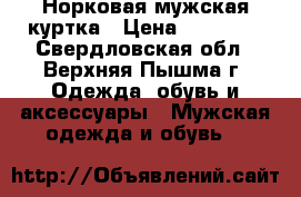 Норковая мужская куртка › Цена ­ 12 000 - Свердловская обл., Верхняя Пышма г. Одежда, обувь и аксессуары » Мужская одежда и обувь   